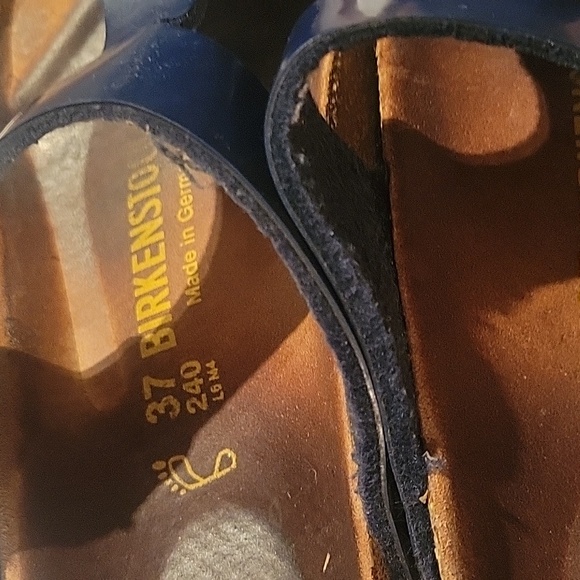 Birkenstock bleue sandal 37 européen 6.5.US - Picture 2 of 10
